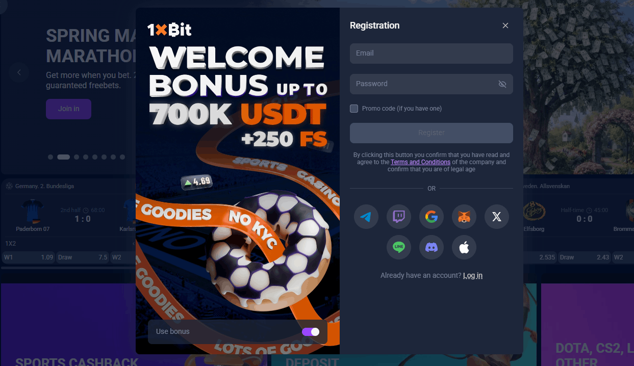 Como Registar-se no 1xBit Casino – Configuração de Conta Cripto Passo a Passo