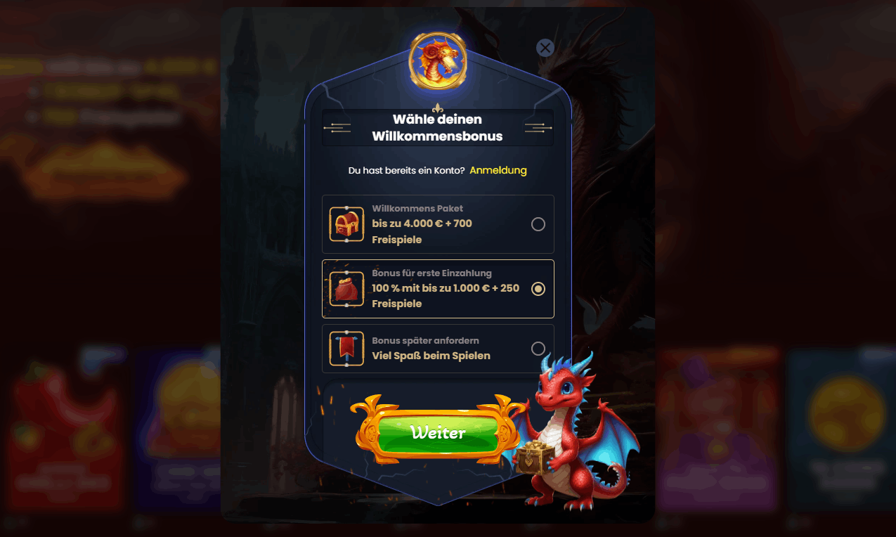 Como Registar-se no Dragonslots Casino – Passo a Passo